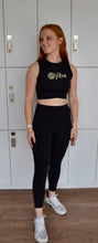 Load image into Gallery viewer, Laser-Cut and Bonded Foldover Highwaist Leggings
