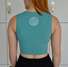 Load image into Gallery viewer, Cropped Fitted Muscle Tee
